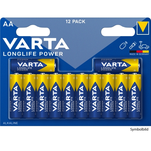 Batterie Varta Long Life Power (12er-Pack)